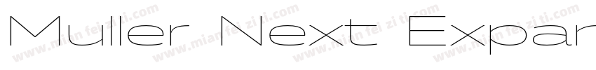 Muller Next Expanded字体转换